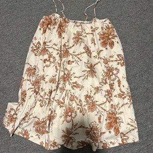 Abercrombie ruffle trapeze mini dress